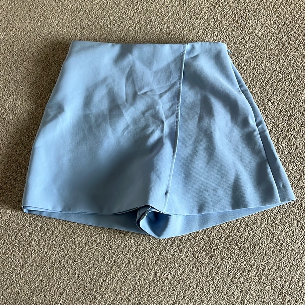 Zara blue skort